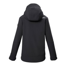 Killtec Softshell Jacket KOS 484 (with hood, windproof, water-repellent) black boys
